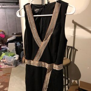 Bebe beaded embellished cocktail dress